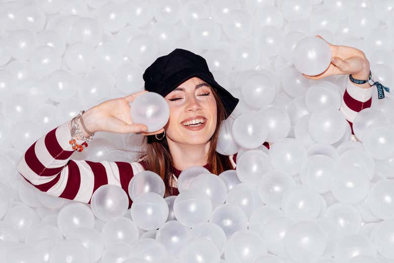 Jump into the ball pit!