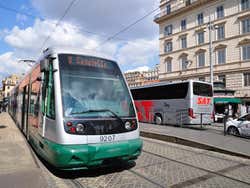 Trams in Rome