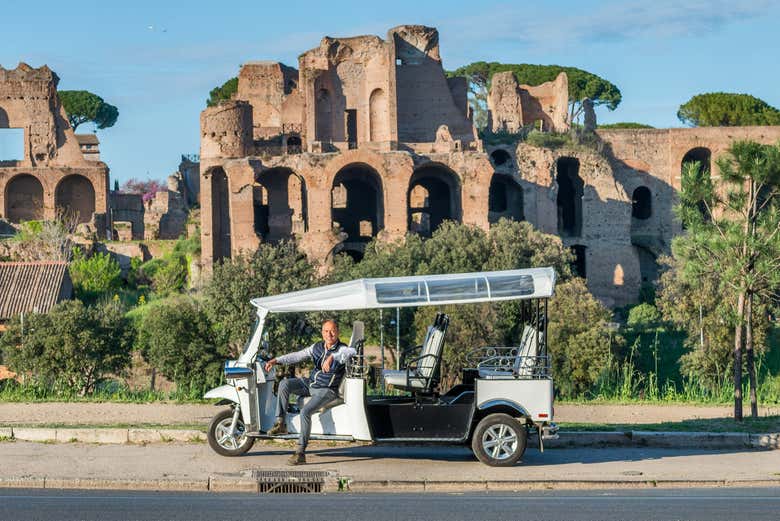 Discover Ancient Rome by electric tuk tuk