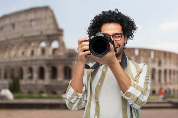 Private Photoshoot outside of the Colosseum