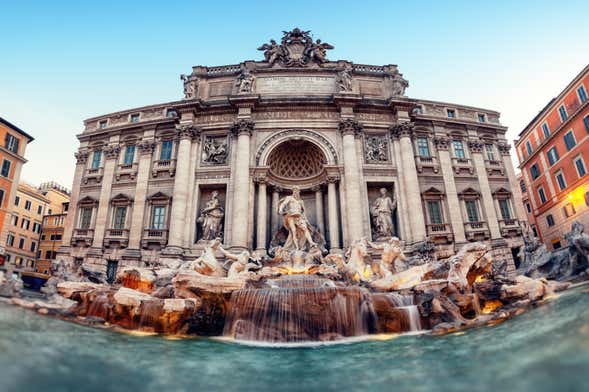 Trevi Fountain and its Underground World
